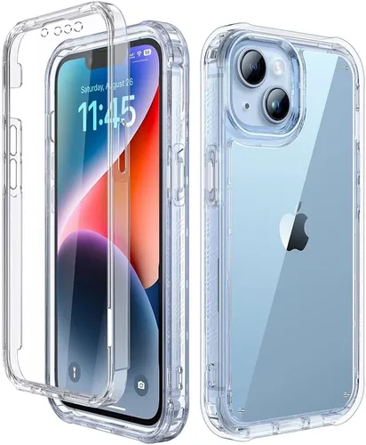 Lifedance - Funda diseñada para iPhone 14/iPhone 13, funda protectora resistente de cuerpo completo con protector de pantalla incorporado,