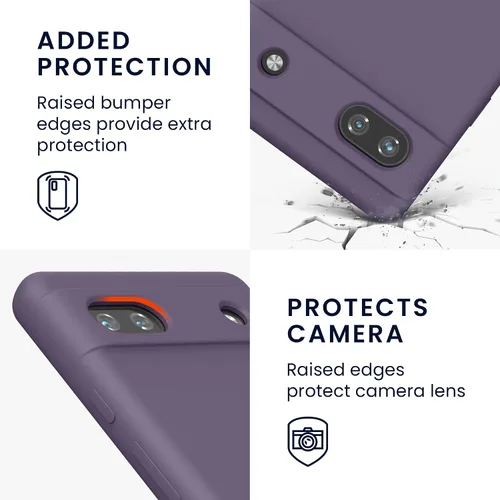 Miniatura 239 de kwmobile Funda Compatible con Google Pixel 6 Pro - Funda de teléfono de silicona TPU con acabado suave - Azul Arrecife