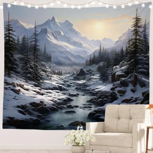 Miniatura 59 de Batmerry Abstract Repeat Polyester Tapestry, Tiled Directional Lightweight Wall Hanging High-Definition Print Backdrop For Dorm Room Bedroom Living