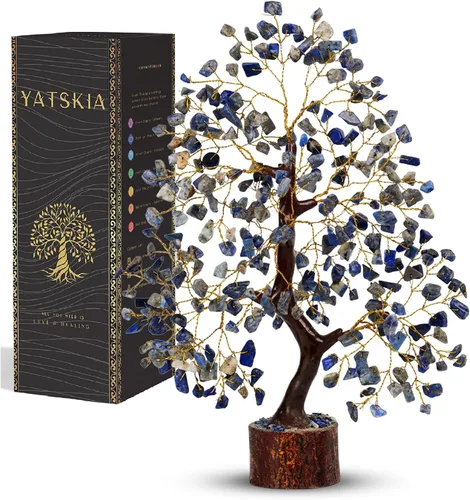 Miniatura 10 de YATSKIA Árbol de amatista - Árbol de cristal - Decoración de cristales de Feng Shui - Decoración púrpura - Cristales espirituales - Meditación