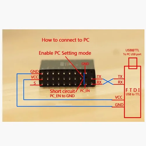 Miniatura 3 de 16CH SBUS a PWM/PPM/DECODER Convertidor para Futaba para Señales SBUS Transmisor Frsky