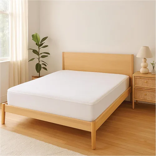 Miniatura 9 de Snuze Protector de colchón de rizo suave, tamaño individual, funda impermeable, suave, transpirable, lavable a máquina, se adapta a colchones