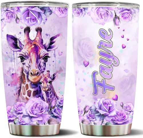 Miniatura 14 de Regalos personalizados de Beagle para mujeres, esposa, hija, mamá, niña, vaso de acero inoxidable aislado de 20 onzas, taza de viaje, taza de café