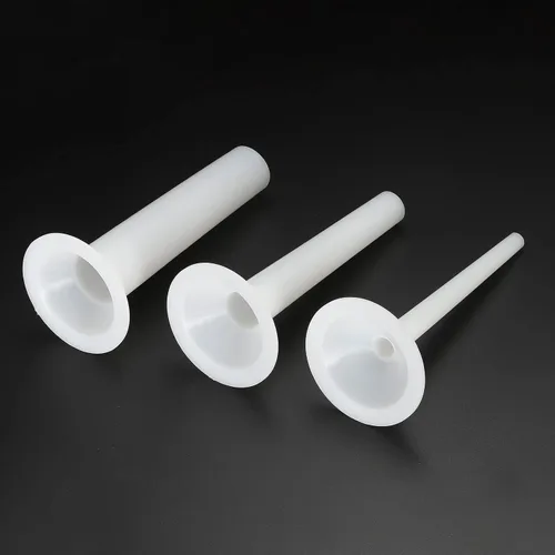 Miniatura 4 de MECCANIXITY Molinillo de carne PE tubo de relleno de 0.394 in, 0.787 in, 1.181 in de diámetro, 6.614 in de altura para picadora de carne, batidora