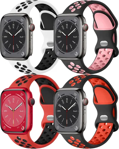Miniatura 7 de Correa deportiva para correas de Apple Watch de 1.811 in 1.654 in 1.772 in 1.614 in 1.732 in 1.575 in 1.496 in Ultra/2 1.929 in para mujeres