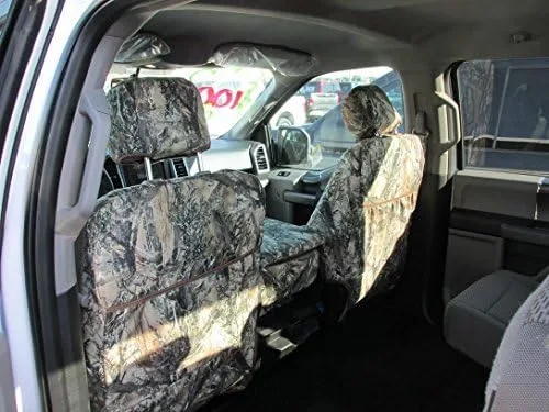 Miniatura 2 de Durafit Seat Covers, Juego de fundas de asiento delantero y trasero compatibles con Ford F150-F550 Super Crew 2019-2022 fabricado en tela