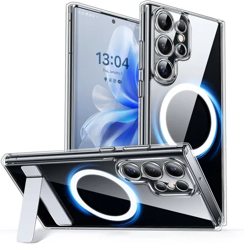 Miniatura 70 de CANSHN Funda diseñada para Samsung Galaxy A16-5G [protección completa de la cámara] [compatible con Magsafe] funda protectora trasera translúcida