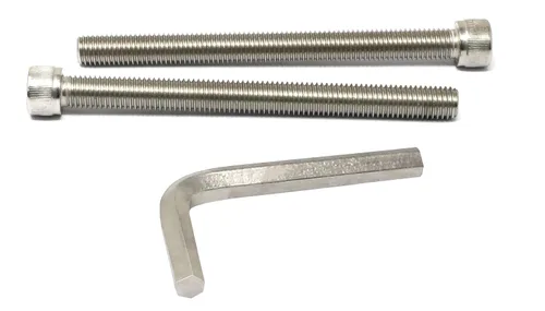 Miniatura 217 de iexcell 25 piezas M4 x 60/65/70/75/3.150 in paso de rosca 0.028 in acero inoxidable 304 cabeza hexagonal Tornillos Tornillos surtido Kit