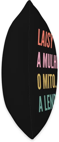 Miniatura 2 de Designs De Nomes Engraçados Para Mulher Divertido cojín portugués con diseño de primer nombre, margarita, 16 x 16 pulgadas, multicolor