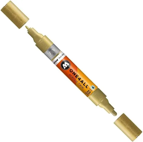 Miniatura 42 de Molotow ONE4ALL - Marcador acrílico de doble bomba, puntas de 0.059 in y 0.157 in, luz Amazonas, 1 cada uno (227.423)