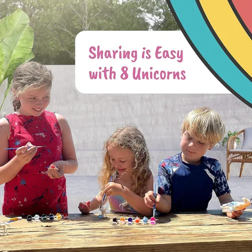 Miniatura 4 de Kit de pintura de unicornio de lujo para niñas, con certificación STEM para niñas de 4 a 6 años en adelante, pinta tus propias artes y manualidades