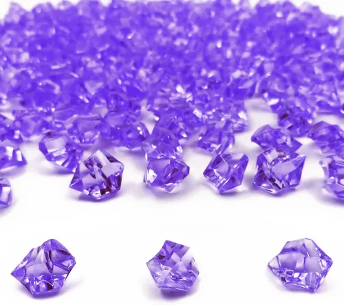 Miniatura 10 de Relleno de jarrón blanco para decoración del hogar, cubitos de hielo triturados falsos, rellenos de jarrón, 150 cubos de hielo falsos reutilizables