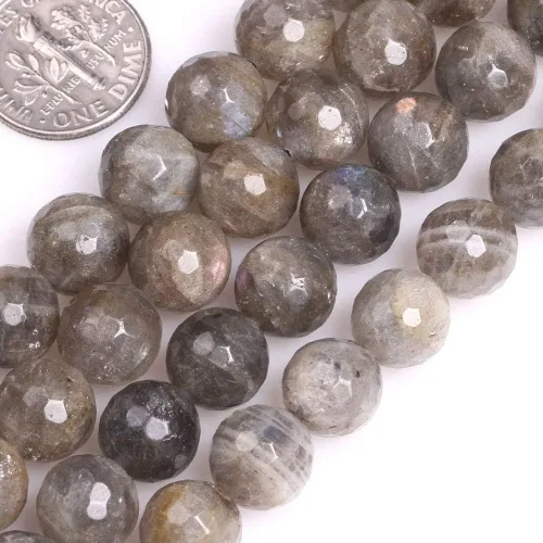 Miniatura 9 de GEM-Inside - Cuentas sueltas de cornalina roja naranja facetada de 0.236 pulgadas (0.236 in), cuentas de energía natural para hacer joyas, redondas