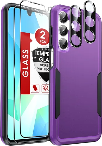Miniatura 5 de LeYi for Samsung-Galaxy-A16 5G-Phone Case: Samsung A16 5G Case with [2PCS Screen Protector + Camera Lens Protector], Double Layer Heavy Duty