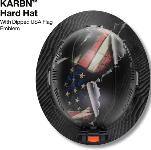 Miniatura 3 de Klein Tools KARBN Full Brim Vented Hard hat, Class C, Premium Comfort and Jobsite Protection