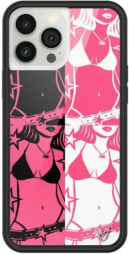 Miniatura 11 de Wildflower Fundas - Realización Par x Devon Lee Carlson, Compatible con Apple iPhone 13 Pro Max Rojo, Ranas, Colaboración - Protector de Par