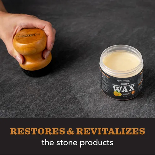 Miniatura 3 de CLARK'S Cera de piedra natural, enriquecida con extractos de naranja y limón, conserva y protege de líquidos o jugos no deseados - Revitaliza