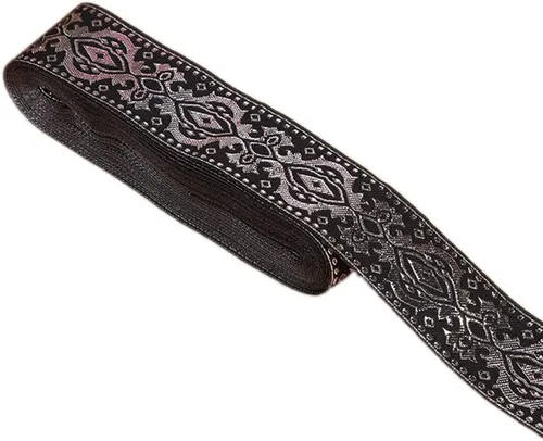 Miniatura 11 de MSCFTFB Diseños étnicos - Cinta jacquard tejida con flecos para accesorios de ropa, correas de adorno, cinturones, collares, manualidades, ancho