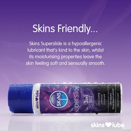 Miniatura 7 de Skins Skins Super Slide 3 en 1 Premium - Lubricante a base de silicona segura de látex de larga duración con tecnología Reaquav8 4.4 onzas líquidas