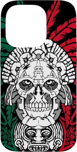 Miniatura 16 de iPhone 11 Pro Max Aztec Warrior Skull - Ancestros mexicanos - Funda de raíces mexicanas