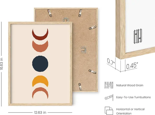Miniatura 3 de HAUS AND HUES Arte de pared moderno de mediados de siglo, póster bohemio de sol, impresión moderna de mediados de siglo, cuadros boho para pared