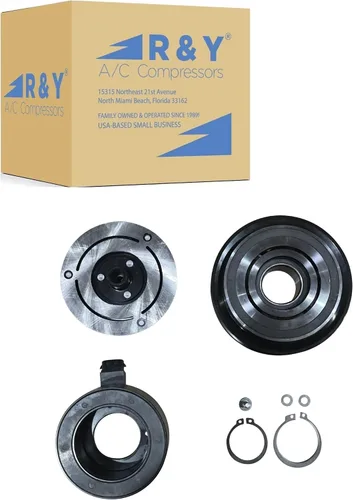 RYC A/C Compresor Embrague FG679-01-CL (Se adapta a Chevrolet Camaro 6.2L 2010, 2011, 2012, 2013, 2014, 2015)