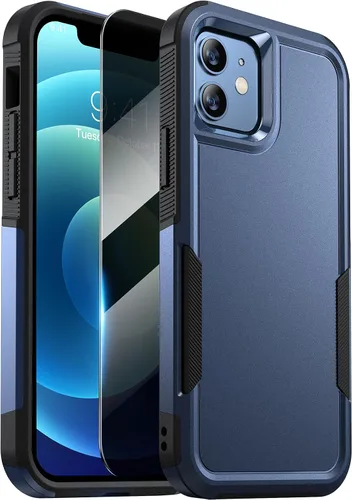 Miniatura 90 de Diaclara Funda diseñada para iPhone 12 Pro Max, [con protector de pantalla de privacidad] [antiespía] [protección contra caídas de grado militar]