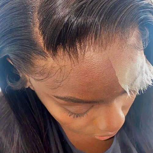 Miniatura 2 de Cierre frontal de encaje HD de 13 x 4 pulgadas, cabello humano lacio con encaje frontal de 10 pulgadas, cabello virgen brasileño 100% sin procesar