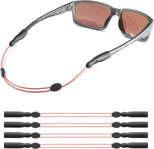 Miniatura 15 de Correa para gafas, correa ajustable sin cola para lentes de sol y gafas, correas de cable, soportes para gafas alrededor del cuello, cordón