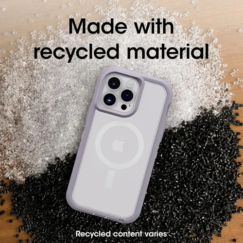 Miniatura 7 de OtterBox Funda para iPhone 14 Pro (solamente) Defender Series XT, color lavanda (púrpura/transparente), sin pantalla, resistente, se ajusta a