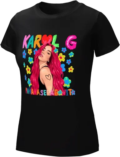 Miniatura 6 de Karols G Shirt Mananas seras Bonitos Camiseta para Mujer