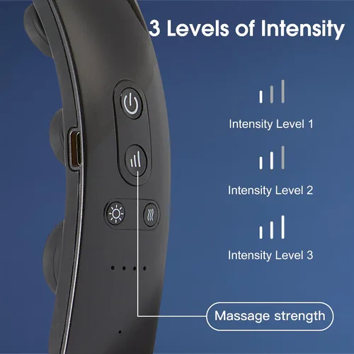 Miniatura 4 de Master Massage Masajeador eléctrico H2 mejorado para masaje de cabeza con calefacción, para cabello más fuerte, más grueso, 10 contactos