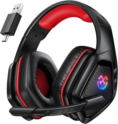 Miniatura 9 de Tatybo Wireless Gaming Headset for PC, 2.4 Ghz USB & Type-C Gaming Headphones with Microphone, 30H Battery Bluetooth Headphones for Switch, Laptop