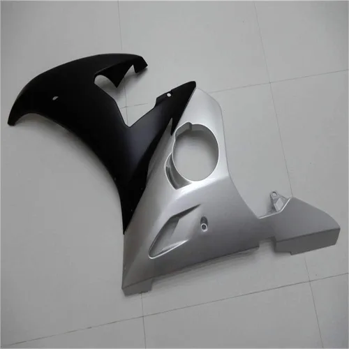 Miniatura 5 de Carenado de inyección negro plateado apto para Yamaha YZF 2003-2005 R6 y 2006-2009 R6S nuevo kit pintado ABS plástico motocicleta carrocería mercado