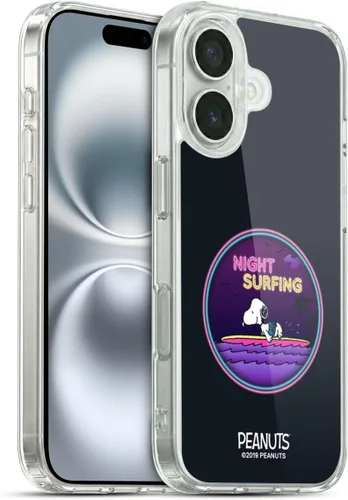 Miniatura 18 de Head Case Designs Peanuts Tropical Surf Snoopy Aloha Disco Gel Funda con licencia oficial [protección de grado militar] compatible con Apple iPhone