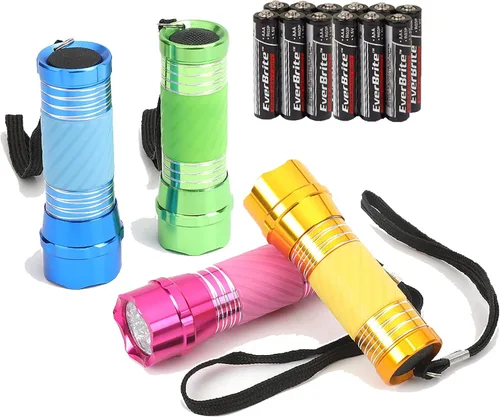Miniatura 11 de EverBrite - Juego de linterna LED mini de 18 unidades - Linternas portátiles ideales para suministros de huracanes, camping, lectura nocturna