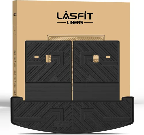 Miniatura 30 de LASFIT Alfombrillas de carga para Kia K4 2025, TPE para todo tipo de clima, ajuste personalizado, tapetes de maletero de automóvil, forros de carga