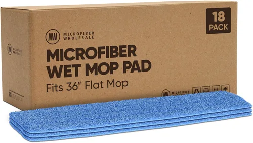 Miniatura 9 de Microfiber Wholesale Almohadilla de microfibra absorbente de 18 pulgadas, reutilizable, lavable a máquina, repuestos (paquete de 2)