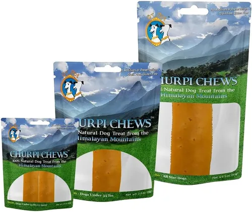 Miniatura 5 de Churpichews Masticable natural de larga duración para perros, mediano, 2.5 onzas, 1 pieza