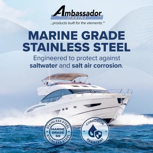 Miniatura 7 de AMBASSADOR MARINE GRADE 304 Fregadero de media esfera de acero inoxidable, 11-1/2 pulgadas de diámetro. x 4 1/2 pulgadas de profundidad, acabado