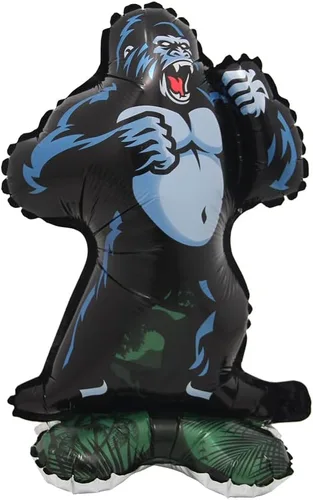 Miniatura 5 de Globos de animales 3D autosostenibles Fox Koala León Elefante Panda Vaca Conejo dinosaurio Triceratops Estegosaurio para baby shower, globos