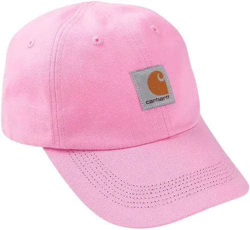 Carhartt Gorra de lona con logotipo para niños CB8900 - Talla única para niños - Rosebloom, Rosebloom Scroll