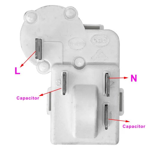 Miniatura 5 de Compresor de refrigerador 4Pin PTC Starter Relay Protector de carga para Hotpoint Congelador de pecho para Haier para refrigeradores Siemens