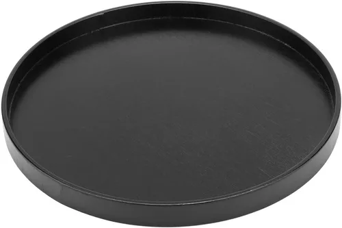 Miniatura 5 de Bandeja de madera para servir, aperitivos, café, comidas, mesa otomana, almacenamiento decorativo, plato de madera, platos redondos para el hogar