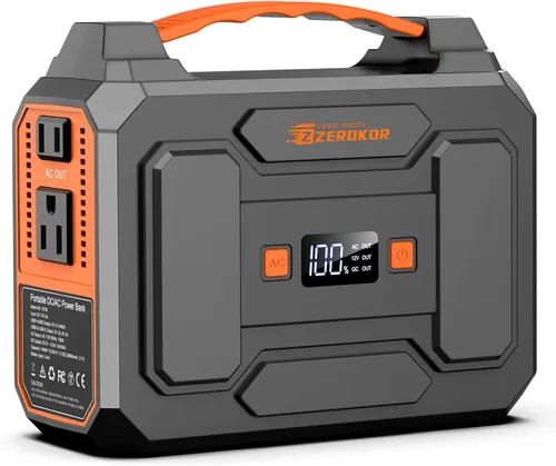 Miniatura 10 de Estación de energía portátil con panel solar plegable de 40W, generador de energía solar de 100W con paneles, toma de corriente de 110V AC, banco