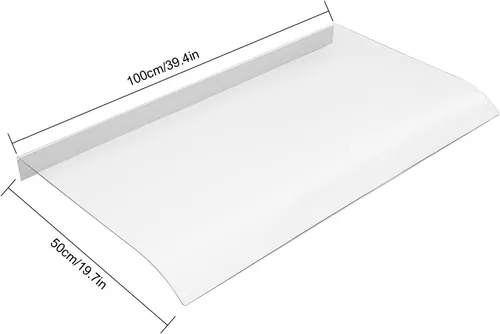 Miniatura 4 de Toldo para puerta de casa, entrada de 39.4 x 19.7 pulgadas, ventana transparente para nieve, refugio de lluvia, porche, patio, puerta delantera