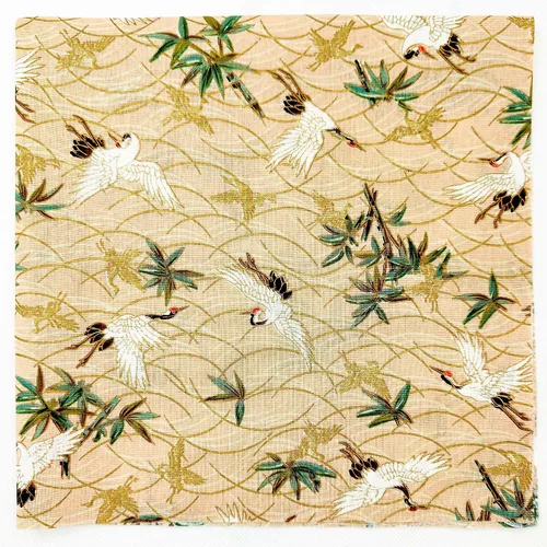 Miniatura 5 de 5 piezas de tela de algodón para manualidades, cuadrados de retazos, 50 x 50 cm (20 x 20 pulgadas), coloridas telas japonesas para envolver, Amarillo