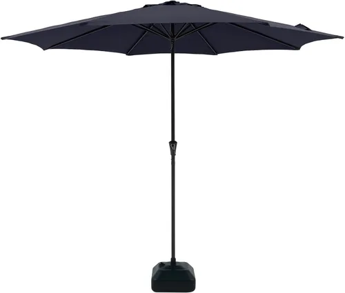 COBANA Patio Umbrella with Base Included, Outdoor Market Table Umbrella with Umbrella Stand Weights