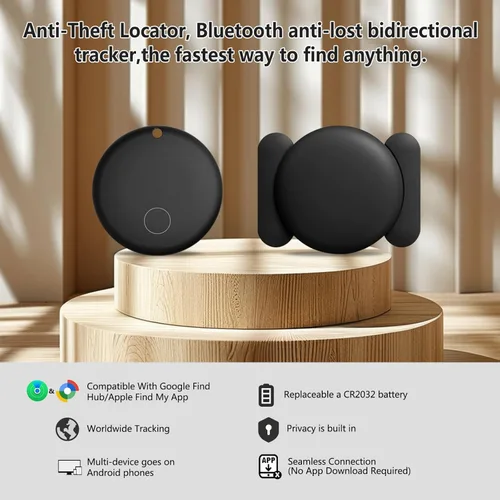 Miniatura 2 de Rastreador GPS para vehículos, rastreador GPS oculto para automóvil con funda magnética (compatible con iOS y Android), localizador de automóvil