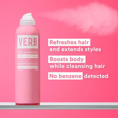 Miniatura 3 de VERB Dry Shampoo Light - Refresh, Absorb Oils + Extends Styles - Refreshing Dry Shampoo Spray for Light Tones - Vegan, No Parabens or Harmful